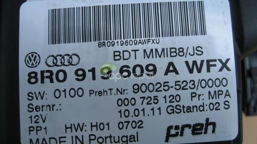 Audi Q5 8R Mmi 3g Controler Mmi 3g Navigatie 8R0 919 609 A WFX