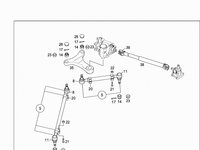 Ax directie intermediar la caseta directie Mercedes Tourismo 15 RHD (poz.38) MERCEDES OE A6294600411