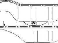 Baie ulei AUDI 90 (8C, B4), AUDI 80 Avant (8C, B4), AUDI 500 (44, 44Q, C3) - TOPRAN 101 023