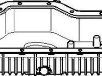 Baie ulei BMW 3 limuzina (E30), BMW 3 Touring (E30), BMW 3 Cabriolet (E30) - TOPRAN 500 880