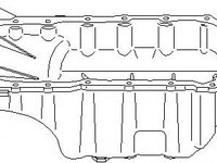 Baie ulei Citroen BERLINGO I caroserie (M_), Citroen BERLINGO (MF), PEUGEOT RANCH caroserie (5) - TOPRAN 722 773