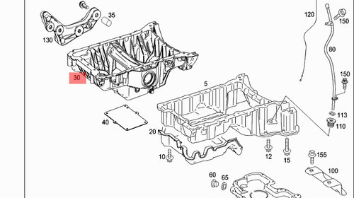 Baie ulei Mercedes Benz 320 CDI 350 CDI 4Matic S,GLK, C, E ,CLS