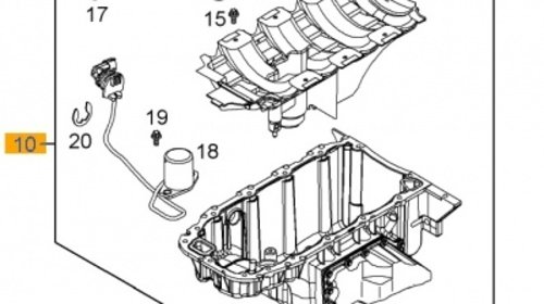 Baie ulei Opel Astra H Z16XEP