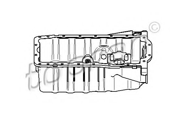 Baie ulei VW NEW BEETLE (9C1, 1C1) (1998 - 2010) TOPRAN 110 614 piesa NOUA