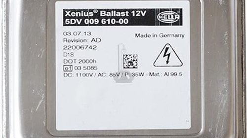 Balast Xenon HELLA 5DV 009 610-00 -001 -002 -