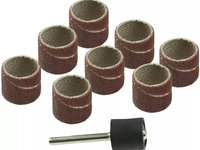 Banda abraziva 12,7 mm, k60, k120, set de 9 (8 + 1 bolt 3,2 mm)