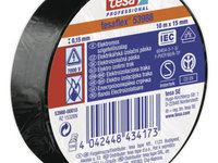Banda Electroizolatoare Neagra 10m/15mm Tesa Cod:53988-00010-00