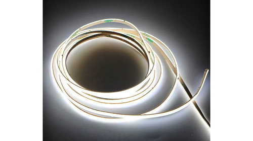 Banda LED COB latime 8mm 12V , alb rece , 5 metri ,12W/metru Cod: HH-C580 - Rosu: HH-C580R