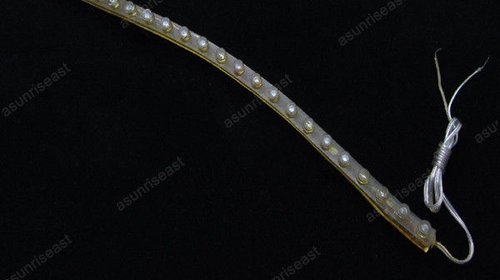 Banda LED SILICONATA, 24cm, 24 leduri, 12v