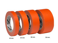Banda mascare rosie COLAD Orange adeziv putere mare lungime 50 m, latime 38 mm, 6 buc la set