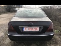 Bandou bara spate cu crom și găuri senzori Mercedes e class w211 neagra