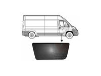 Bandou usa Fiat Ducato (250), 09.2006-08.2014, Peugeot Boxer (250), 09.2006-08.2014 , Citroen Jumper (250), 09.2006-08.2014, fata, Stanga, negru, usa fata