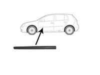 Bandou usa Vw Golf 5 , (1K) 10.2003-05.2009 Usa Fata Dreapta Negru , modele cu 5 usi, 1buc.