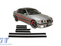 Bandouri Laterale compatibil cu BMW E36 Seria 3 4D (1992-1997) M3 Design Limo. Sedan