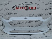 Bară față Ford Fiesta MK7 an 2017-2018-2019-2020 cu găuri pentru Parktronic (6 senzori) QOCRNF9X2E