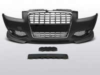 Bara fata Audi A3 2005-2008 S8-Style Negru Crom