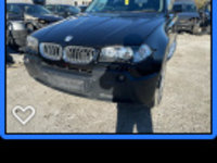 Bara fata Bara completa si cu spalator faruri BMW X3 E83 [2003 - 2006] Crossover 2.0 d MT (150 hp)