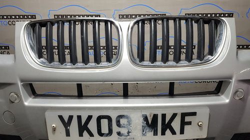 Bara fata BMW X3 E83 Facelift 2007 - 2010 Argintiu TITANSILBER METALLIC model fara spalatoare far PACHET M