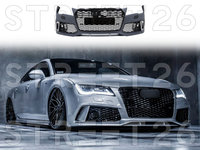 Bara Fata Compatibil Cu Audi A7 4G (2010-2014) RS7 Design Cu Grile