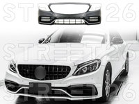 Bara Fata Compatibil Cu Mercedes C-Class W205 S205 A205 C205 (2014-2021) Facelift C63 Design