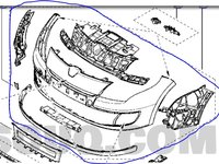 Bara fata completa Renault Megane 3 DUPA 2010 ,COD 620221750R an 2012 PRODUS NOU ORIGINAL IN STOC