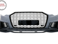 Bara Fata cu Grila Centrala compatibila cu Audi A6 C8 4K (2018-2020) RS6 Design- livrare gratuita