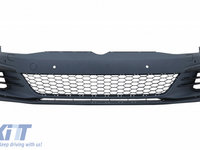 Bara Fata cu Grile si Proiectoare ceata LED compatibil cu VW Golf VII 7.5 (2017-Up) GTI Look