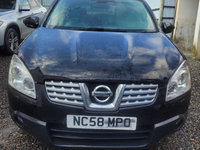 Bara fata Nissan Qashqai 2007 - 2010 NEGRU model cu spalatoare far