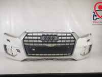 Bara Fata Originala In Stare Buna Cu 2 senzori Si Grila Centrala Avariata S Line Audi Q3 8U (facelift) 2014 2015 2016 2017 2018 2019 2020 Crossover 8U0807437AD