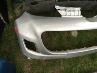 Bara fata Peugeot 107 fara grila cu mic defect