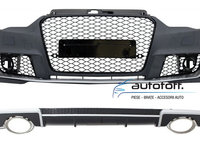 Bara fata si Difuzor bara spate Audi A3 8V (12-15) RS3 Design