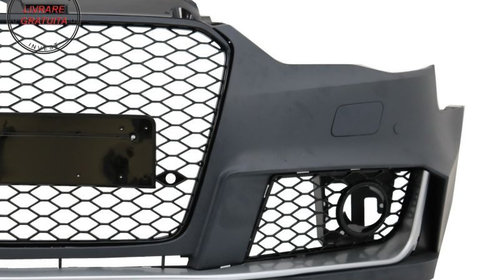 Bara Fata si Difuzor Bara Spate cu Ornamente evacuare Audi A3 8V (2012-2015) Hatch- livrare gratuita