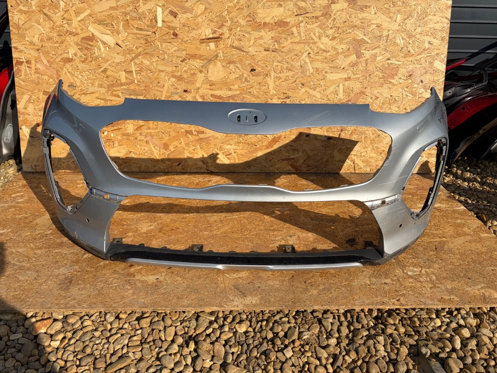 Bara fata + spoiler inferior Kia Sportage 4 Facelift Argintie 2018/2019/2020/2021/2022