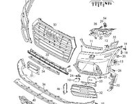 Bara fata stanga sau dreapta grunduita AUDI Q5 model dupa 2016- cod 80A807108GRU