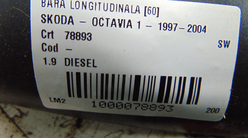 Bara longitudinala Skoda Octavia 1 din 2001 , 1.9 Diesel