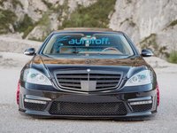 Bara Mercedes W221 S-class AMG completa cu grila centrala Crom