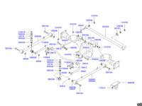 Bara Panhard punte spate Hyundai Terracan Hyundai OE 55700-H1000