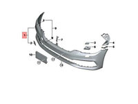 Bara protectie fata Bmw Seria 5 (G30), 05.17- Aftermarket 20E107