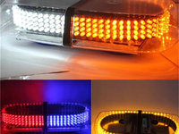 Bara Rampa girofare cu LED-uri 12v/24v lumina rosu/albastru COD: ART101A