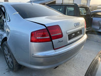 Bara spate argintie cu senzori Facelift 2009 Audi A8 D3 ASB