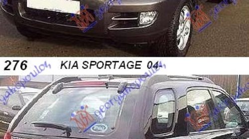 BARA SPATE grunduita (2 Evacuare) KIA SPORTAGE 2004-2008 COD 86611-1F040