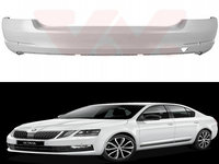 BARA SPATE Pregatita de vopsit Aftermarket NOU Skoda Octavia 3 (facelift) 2017 2018 2019 2020 7624540 11-639-510