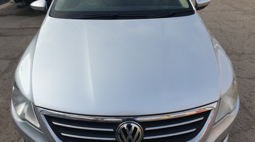 Bara Spoiler Fata Completa cu Grila si Emblema cu Locas Senzori Parcare Volkswagen Passat CC 2008 - 2012 Culoare LA7W [C3852] [C3853]