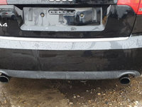 Bara Spoiler Spate Evacuare Dubla Audi A4 B7 Berlina Sedan 2005 - 2008