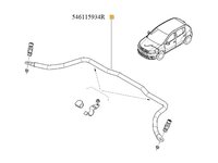 BARA STABILIZATOARE FATA LOG/Sandero/ I.II/DOKKER RENAULT 546115934R <br>