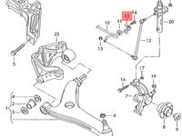 Bara stabilizatoare fata ​Skoda Fabia (6Y2) Hatchback 2006 1.4 TDI SKODA FABIA (6Y2) [ 1999 - 2008 ] OEM 6Q0411333A