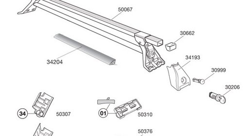 Bare portbagaj dedicate SEAT Toledo II / Leon I 99-05