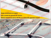 Bare / Set 2 bare portbagaj cu cheie RENAULT Koleos I 2006-2015 - ALUMINIU - K20