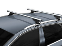 Bare / Set 2 bare portbagaj cu cheie VW Caddy IV 2020-prezent - ALUMINIU - KVO K30
