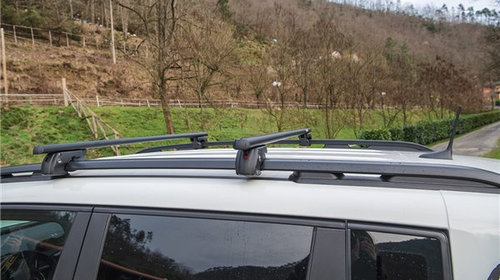 Bare transversale Menabo Sherman Black XL pentru Land Rover Discovery Sport (L550) 2015-2019